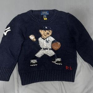 Polo cotton sweater